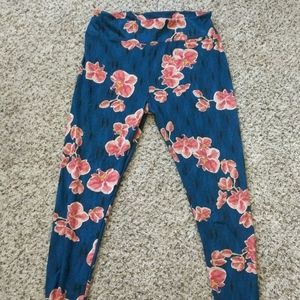 LulaRoe leggings, dark blue